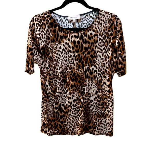 Philosophy Tops - Philosophy Leopard Short Sleeved Tee